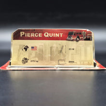 Load image into Gallery viewer, Amercom 2005 Quint Pierce Aerial and Pump Fire Engine "Bohemia Fire Dept" 1:87 Die Cast Model