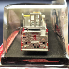 Load image into Gallery viewer, Amercom 2005 Quint Pierce Aerial and Pump Fire Engine "Bohemia Fire Dept" 1:87 Die Cast Model