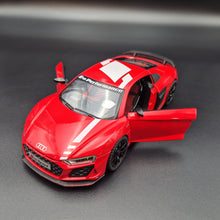 Load image into Gallery viewer, Explorafind 2020 Audi R8 V10 Red 1:24 Die Cast Car