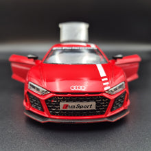 Load image into Gallery viewer, Explorafind 2020 Audi R8 V10 Red 1:24 Die Cast Car