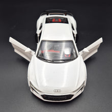 Load image into Gallery viewer, Explorafind 2020 Audi R8 V10 White 1:24 Die Cast Car