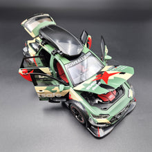 Load image into Gallery viewer, Explorafind 2021 Audi RS6 Wagon Green Camouflage 1:24 Die Cast Car