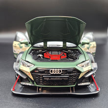 Load image into Gallery viewer, Explorafind 2021 Audi RS6 Wagon Green Camouflage 1:24 Die Cast Car