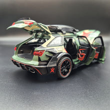 Load image into Gallery viewer, Explorafind 2021 Audi RS6 Wagon Green Camouflage 1:24 Die Cast Car