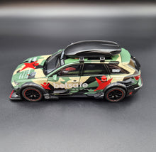 Load image into Gallery viewer, Explorafind 2021 Audi RS6 Wagon Green Camouflage 1:24 Die Cast Car