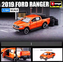 Load image into Gallery viewer, Bburago 2019 Ford Ranger Orange 1:64 Die Cast Pickup Truck New Boxed