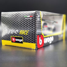 Load image into Gallery viewer, Bburago 2020 Chevrolet Corvette C8.R #4 Silver Metallic Race Series 1:24 Diecast Model Car