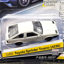 Load image into Gallery viewer, Explorafind 1986 Toyota AE86 Corolla Levin/Sprinter Trueno White 1:64 Die Cast Car