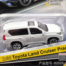 Load image into Gallery viewer, Explorafind 2018 Toyota Land Cruiser Prado White 1:64 Die Cast Car New