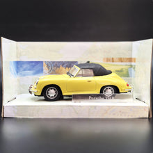Load image into Gallery viewer, Cararama 1961 Porsche 356B Yellow #251D 1:43 Die Cast Model