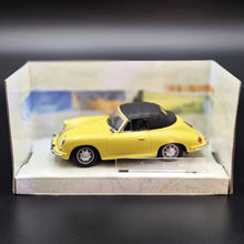 Load image into Gallery viewer, Cararama 1961 Porsche 356B Yellow #251D 1:43 Die Cast Model