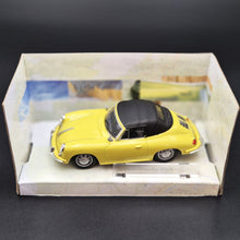 Load image into Gallery viewer, Cararama 1961 Porsche 356B Yellow #251D 1:43 Die Cast Model