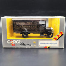Load image into Gallery viewer, Corgi 1929 Thornycroft Van - Eddershaws Ltd, Swansea C843 1985 Corgi Classics 1:43 Diecast Model