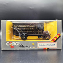Load image into Gallery viewer, Corgi 1929 Thornycroft Van - Eddershaws Ltd, Swansea C843 1985 Corgi Classics 1:43 Diecast Model