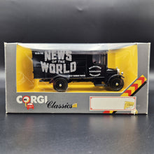 Load image into Gallery viewer, Corgi 1929 Thornycroft Van - News Of The World C848 1985 Corgi Classics 1:43 Diecast Model