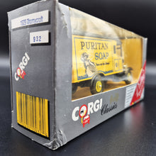Load image into Gallery viewer, Corgi 1929 Thornycroft Van - Puritan Soap C932 1985 Corgi Classics 1:43 Diecast Model