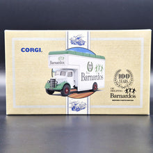 Load image into Gallery viewer, Corgi 1950 Bedford Pantechnicon Luton Van Barnardos #97087 1992 Corgi Classics 1:50 Diecast Model