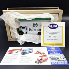 Load image into Gallery viewer, Corgi 1950 Bedford Pantechnicon Luton Van Barnardos #97087 1992 Corgi Classics 1:50 Diecast Model