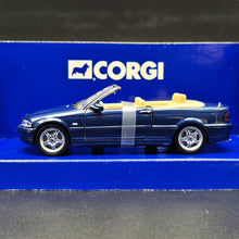 Load image into Gallery viewer, Corgi 1998 BMW 3 Series E46 330Ci Cabriolet Dark Blue #TY97301 1:43 Diecast Model