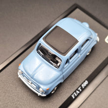 Load image into Gallery viewer, Del Prado 1957 Fiat 500 Pale Blue 1:43 Del Prado Collection Diecast Model