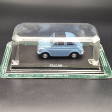 Load image into Gallery viewer, Del Prado 1957 Fiat 500 Pale Blue 1:43 Del Prado Collection Diecast Model