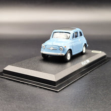 Load image into Gallery viewer, Del Prado 1957 Fiat 500 Pale Blue 1:43 Del Prado Collection Diecast Model