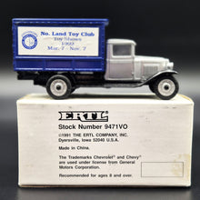 Load image into Gallery viewer, ERTL 1930 Chevrolet Delivery Truck Grey/Blue #9471VO 1:43 Northland Toy Club #28 of 75 Diecast Model