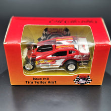 Load image into Gallery viewer, ERTL Collectables 1995 DIRT Modified Diecast Speedway Car Tim Fuller #M1 Issue #10 Nutmeg Collectibles 1:64 Limited Edition