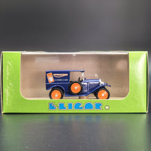 Load image into Gallery viewer, Eligor 1925 Opel Laubfrosch Camionnette (Van) Ovomaltine #1064 Blue 1/43 Diecast Model