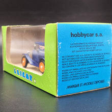 Load image into Gallery viewer, Eligor 1925 Opel Laubfrosch Camionnette (Van) Ovomaltine #1064 Blue 1/43 Diecast Model