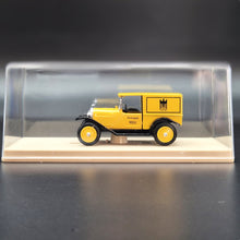 Load image into Gallery viewer, Eligor 1925 Opel Laubfrosch Camionnette (Van) Postes Allemandes (German Post Office) #1065 Yellow 1/43 Diecast Model