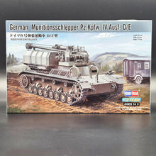 Load image into Gallery viewer, HobbyBoss German Munitionsschlepper Pz.Kpfw. IV Ausf. D/E German Army #82907 1:72 Scale Model Kit