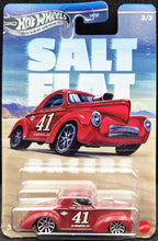 Load image into Gallery viewer, Hot Wheels 2025 1941 Willys Dark Red Salt Flat Racers 3/5 New