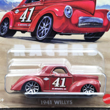 Load image into Gallery viewer, Hot Wheels 2025 1941 Willys Dark Red Salt Flat Racers 3/5 New