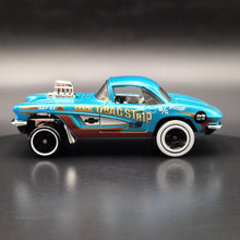 Load image into Gallery viewer, Hot Wheels 2024 1962 Corvette Gasser Teal HW Drag Strip 5 Pack Exclusive
