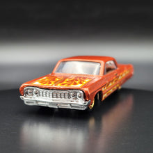 Load image into Gallery viewer, Hot Wheels 2024 1964 Chevy Impala Orange HW Flames 5 Pack Exclusive
