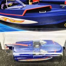 Load image into Gallery viewer, Hot Wheels 2025 1966 Bat Boat Dark Blue #232 Batman 5/5 New Long Card
