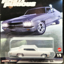 Load image into Gallery viewer, Hot Wheels 2025 1970 Chevelle SS Matte Grey Fast &amp; Furious Premium 1/5 Mix 1 New