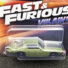 Load image into Gallery viewer, Hot Wheels 2025 1973 Chevy Camaro Dark Olive Fast &amp; Furious Villains 4/5 New