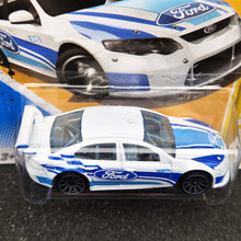 Load image into Gallery viewer, Hot Wheels 2012 Ford Falcon Race Car Pearl White #4 2012 New Models - 2012 HW Premiere New