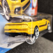 Load image into Gallery viewer, Hot Wheels 2018 2015 Ford Mustang GT Convertible Yellow #168 Muscle Mania 2/10 New