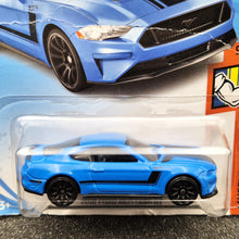 Load image into Gallery viewer, Hot Wheels 2018 Ford Mustang GT Blue #216 Muscle Mania 9/10 New Long Card
