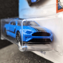 Load image into Gallery viewer, Hot Wheels 2018 Ford Mustang GT Blue #216 Muscle Mania 9/10 New Long Card