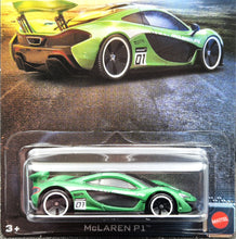 Load image into Gallery viewer, Hot Wheels 2025 McLaren P1 Bright Green Hybrid Speed Series 3/5 New Long Card