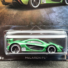 Load image into Gallery viewer, Hot Wheels 2025 McLaren P1 Bright Green Hybrid Speed Series 3/5 New Long Card