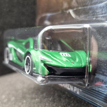 Load image into Gallery viewer, Hot Wheels 2025 McLaren P1 Bright Green Hybrid Speed Series 3/5 New Long Card