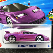 Load image into Gallery viewer, Hot Wheels 2025 '94 Bugatti EB110 SS Dark Purple #221 HW Race Day 9/10 New