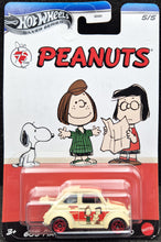 Load image into Gallery viewer, Hot Wheels 2025 60s Fiat 500D Modificado Cream Peanuts 75 Years Series 5/5 New