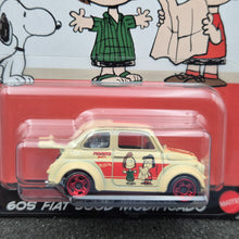Load image into Gallery viewer, Hot Wheels 2025 60s Fiat 500D Modificado Cream Peanuts 75 Years Series 5/5 New