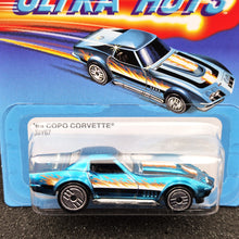 Load image into Gallery viewer, Hot Wheels 2025 '69 Copo Corvette Ice Blue Ultra Hots 8/8 New Long Card